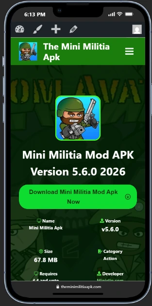 Can I Play Mini Militia Mod APK Online